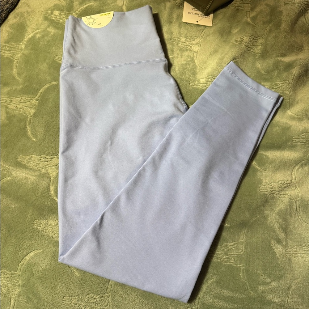 Aerie Sky Blue Hugger Leggings